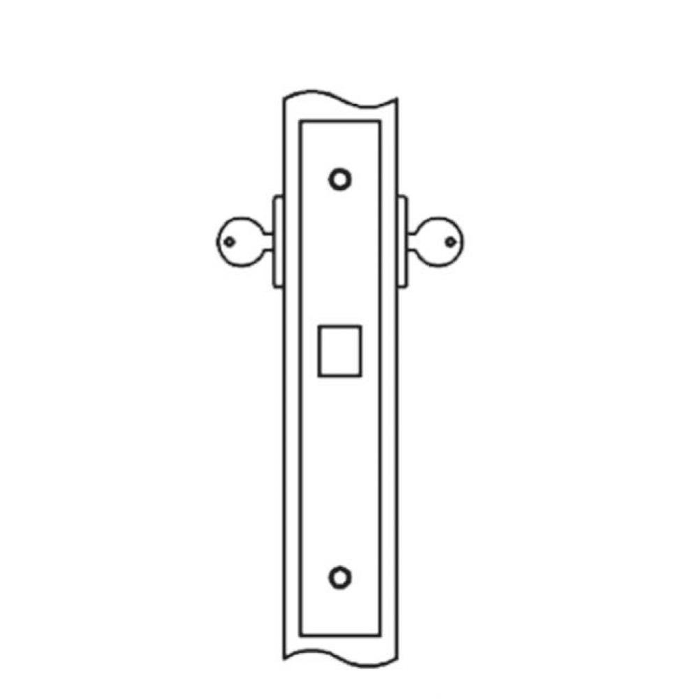 Deadlock for use with cylinders both sides (cylinders not included)