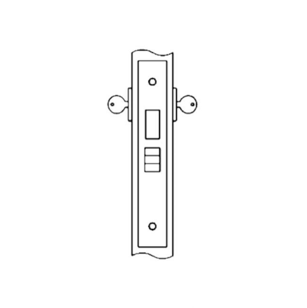Roller Latch Lock for Double Cylinder (cylinders not included)