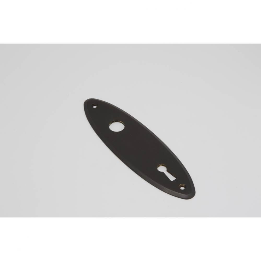 Ovalo Escutcheon with Bit Key Cutout (for use with 9524)