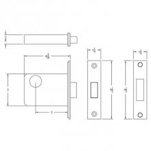 Accurate Lock And Hardware 2R78.US10 - 2R78.US10 Plumbing None
