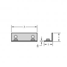 Accurate Lock And Hardware 84-1.US32 - Angle Stop