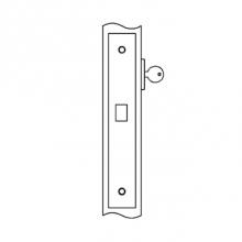 Accurate Lock And Hardware 8501.1.75.US15 - Deadlock for use with cylinder one side only (cylinder not included)