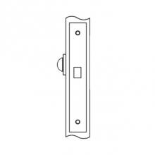 Accurate Lock And Hardware 8505.2.25.US10B - Deadlock for use with thumb turn one side, optional emergency release other side (thumb turn or em