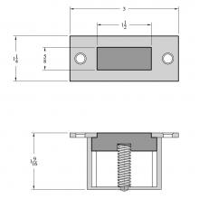 Accurate Lock And Hardware 8790.ESN - Dust Proof Strike