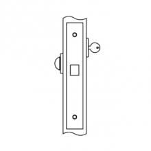 Accurate Lock And Hardware 8803.2.US10B - Deadlock for use with cylinder one side, thumb turn other side (cylinder and thumb turn not includ