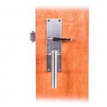 Accurate Lock And Hardware 9100ADAL-5i.2.75.US15 - Privacy set with indicator for 1 3/4 in. thick doors; includes: 9100SDL Sliding Door Lock, 7200LD-