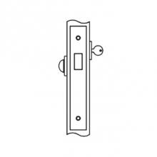 Accurate Lock And Hardware 9103M.2.5.BN - Deadlock for use with cylinder one side, thumb turn other side (cylinder and thumb turn not includ