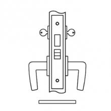 Accurate Lock And Hardware 9122M.2.75.DURO - Store Door