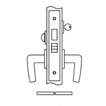 Accurate Lock And Hardware 9124.2.5.US10 - Dormitory, Entry or Patio
