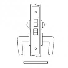 Accurate Lock And Hardware 9140CC.2.75.TB - Communicating Privacy Lock