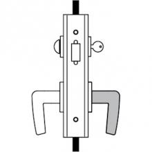 Accurate Lock And Hardware GS87-3.2.US10B - Entry (cylinder x t-turn, cylinder not included)