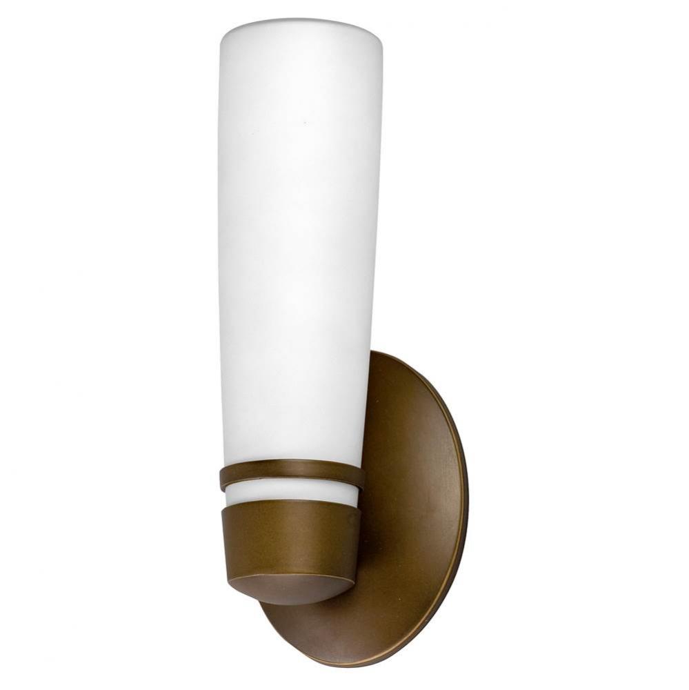 ARIA OUTDOOR RUBBED BRONZE SCONCE 13W