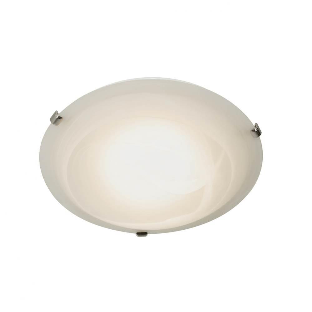 16'' dia LED flush 1700 source lum 16 watts 2700K