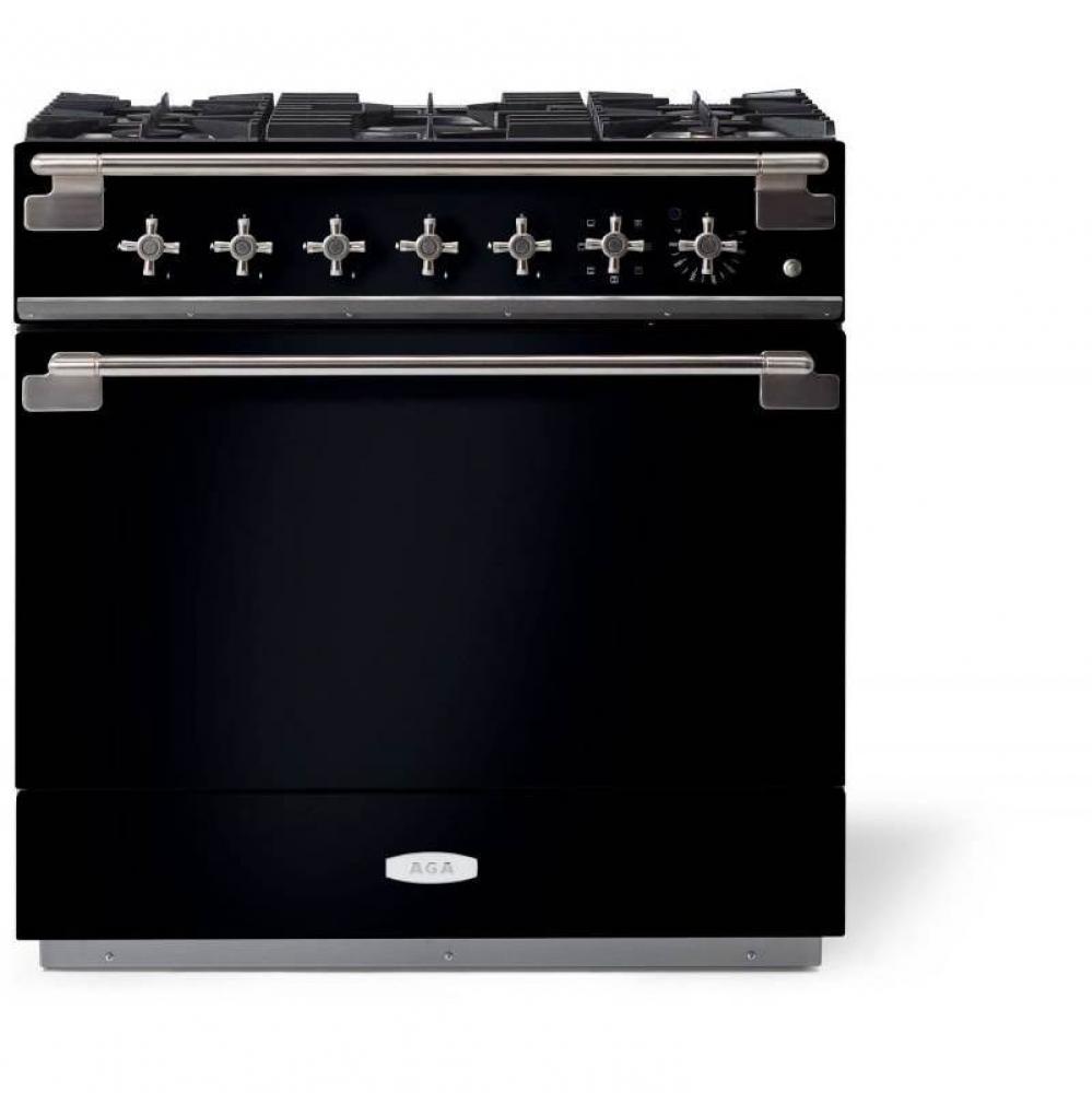 Elise 36'' Dual Fuel Range - Gloss Black