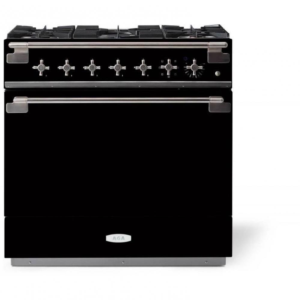 Elise 36'' Dual Fuel Range - Matt Black