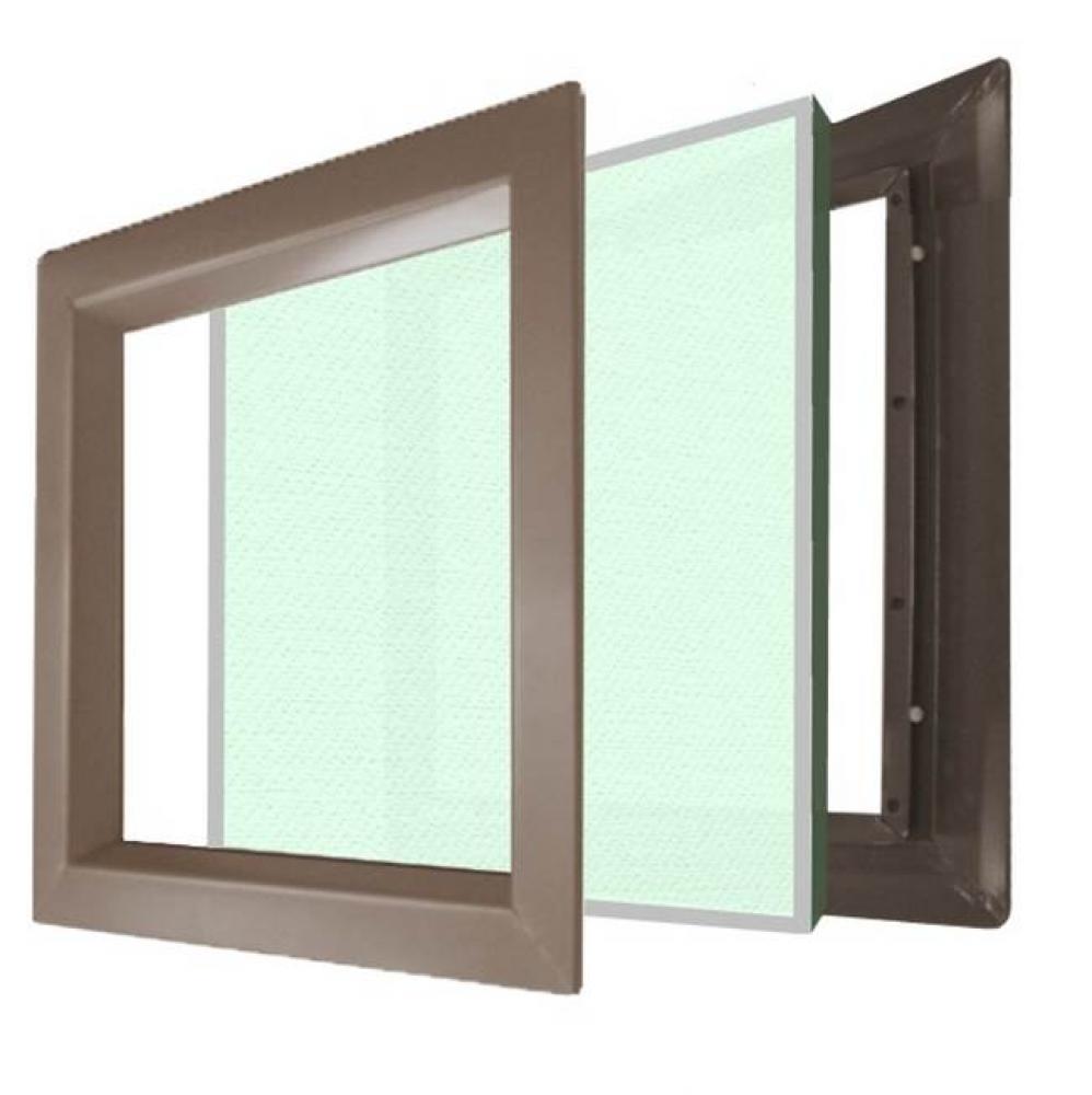 Beveled Vision Lite in Bronze with Kerashield Glazing