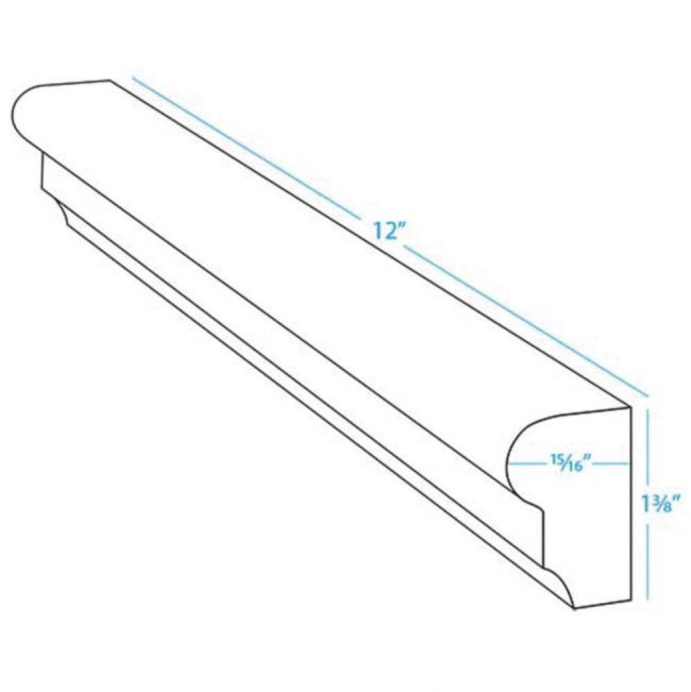12'' Classic Rail Carrara Bella (H)