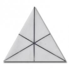 AKDO MB1604-FLCKH0 - Ethereal Flicker Carrara Bella (H) w/ Stainless Steel