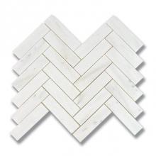 AKDO MB1741-HB14H0 - 1'' x 4'' Herringbone White Haze (H)