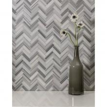 AKDO MB1777-HB14P0 - 1'' x 4'' Herringbone Zebra (P)