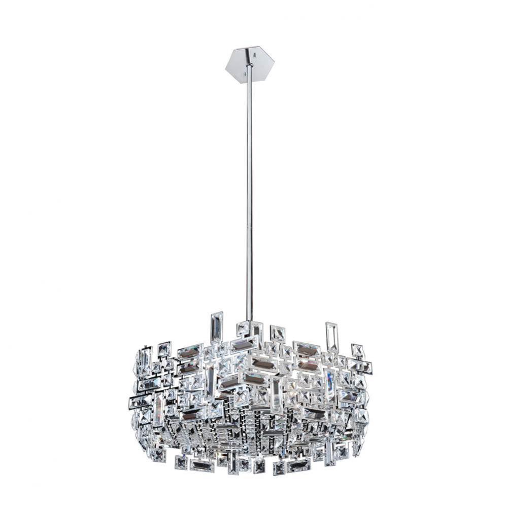 Vermeer 24 Inch Hexagonal Round Pendant
