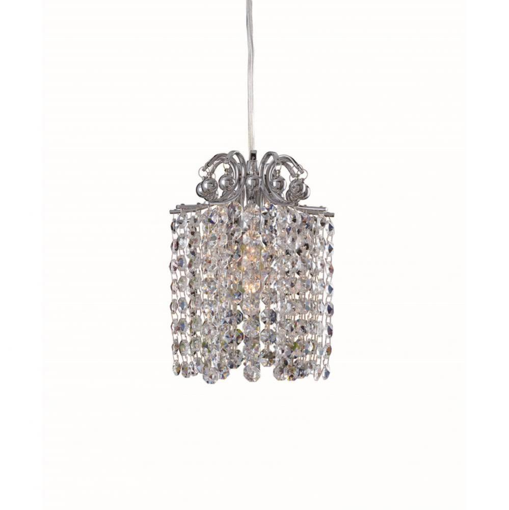 Milieu Mini Round Pendant 1 Light Mini Round Pendant W/Clear