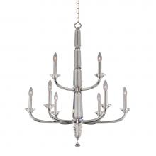 Allegri By Kalco Lighting 031352-010-FR001 - Palermo 2 Tier Chandelier (6+3