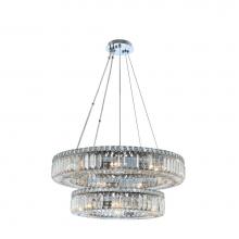 Allegri By Kalco Lighting 11775-010-FR001 - Rondelle (18 + 26) Inch 2 Tier