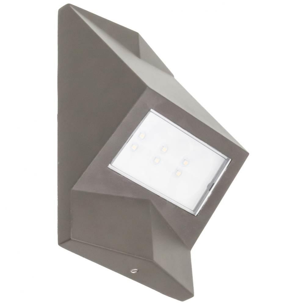 WEDGE WALL PACK, DK BRONZE, 120-150V, 3000K, ETL