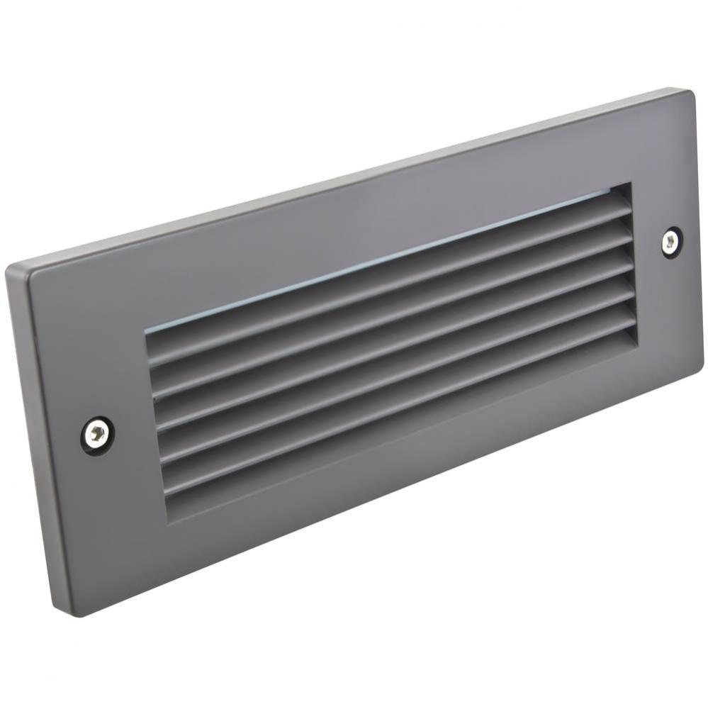 Horizontal Louver Brick Light Trim, Dark