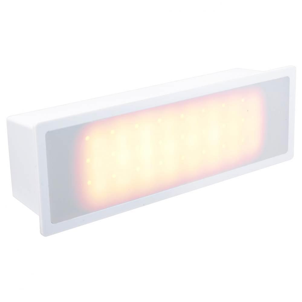 120~277 Volt AC, Plastic Lens/Light Module , White, 3000 K,