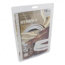 American Lighting H2-KIT-12-WH - 120 Volt HYBRID2 Kit, 5000K White, 12 Foot, 36 Watts, 150 Foot Max Run,