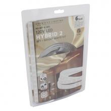 American Lighting H2-KIT-6-WH - 120 Volt HYBRID2 Kit, 5000K White, 6 Foot, 18 Watts, 150 Foot Max Run,