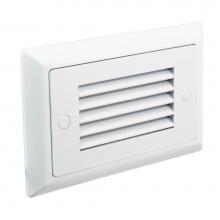 American Lighting SGL-HL-WH - Horizontal Louvre Faceplate,