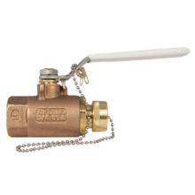 Apollo Valves 70LF10307HC - BV,1/2''NPT X 3/4''HOSE,LF BRZ,