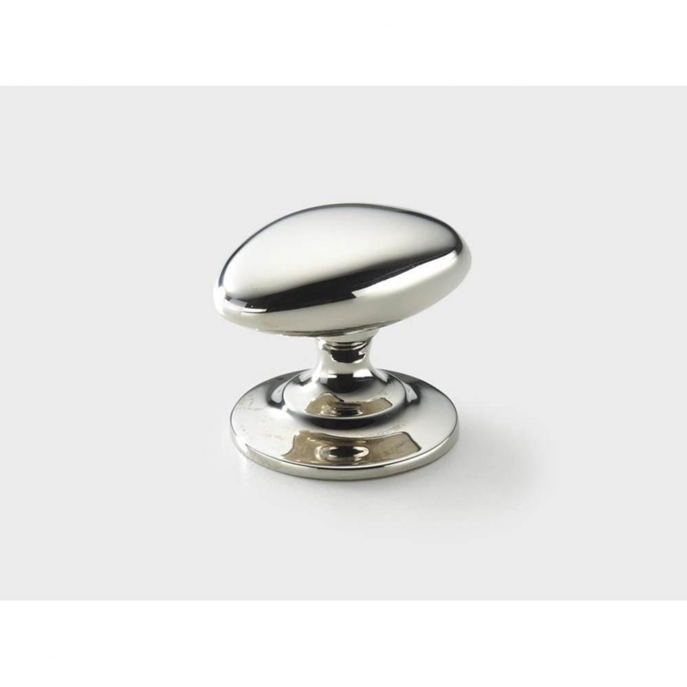 32MM OVAL KNOB SBUL
