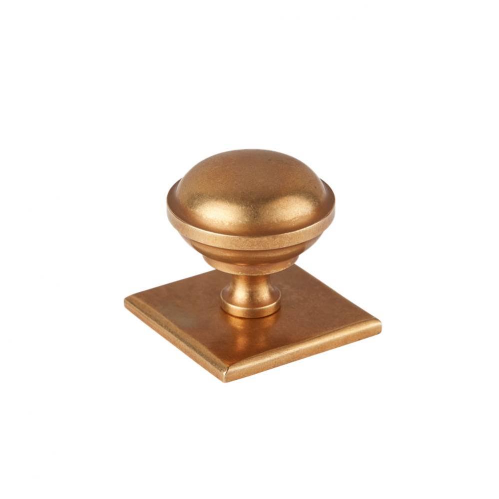 28mm Queslett Knob On Square Backplate Pbul