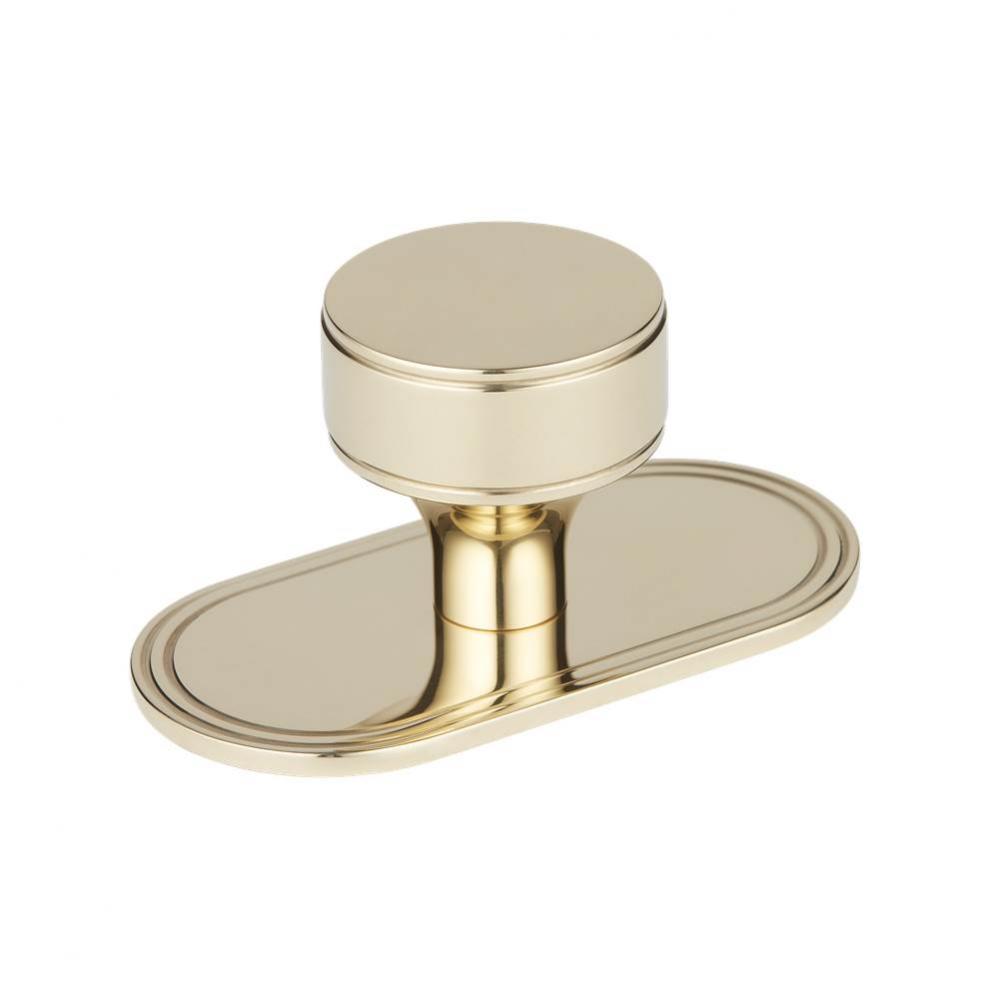 32mm Barwick Knob With Backplate Plain Sbul