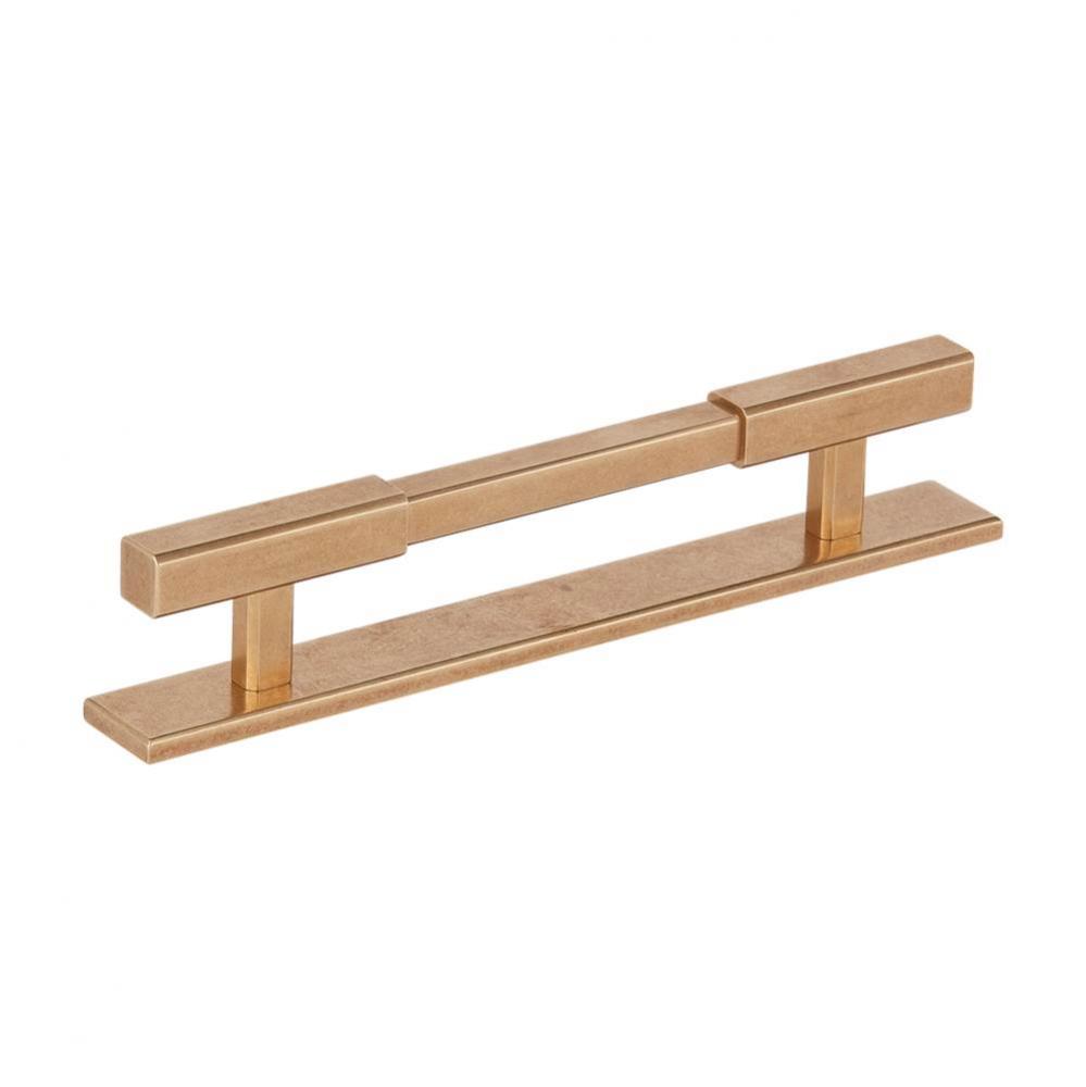 128mm Digbeth Pull With Back Plate Plain Nbp