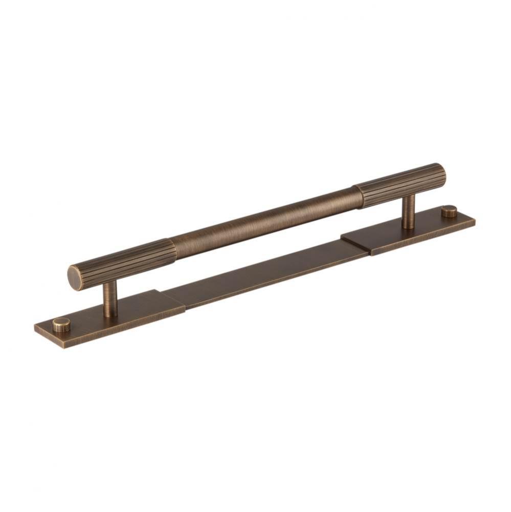 160mm Mix Handle Straight Knurl With Back Plate