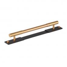 Armac Martin MIX3/160/PBUL/MBL - 160mm Mix Handle Plain With Back Plate