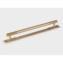 Armac Martin MIX2/APP/384/BEL/BEL - 384MM STRAIGHT MIX APPLIANCE PULL WITH BACK PLATE