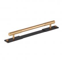 Armac Martin MIX2/160/CBP/MBL - 160mm Mix Handle Straight Knurl With Back Plate