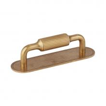 Armac Martin BWK/224/BEL - 224mm Barwick Pull Handle With Backplate Bel