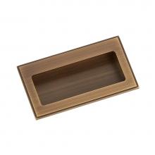 Armac Martin LYN/FLUSH/100/ABUL - 100mm Lyndon Stepped Edge Flush Pull Abul