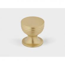 Armac Martin ASTK/25/SBUL - 25MM ASTON REEDED KNOB SBUL