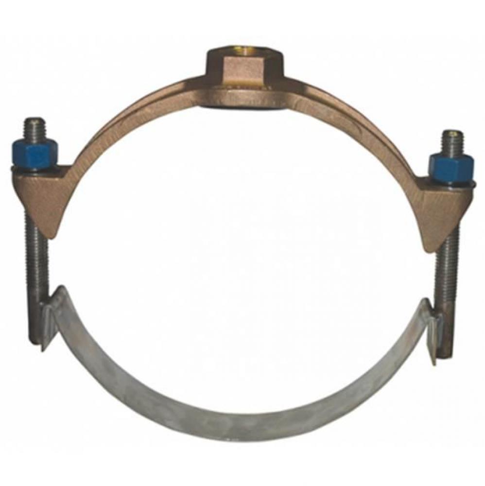 3835 6X3/4 SS SGL STRAP SADDLE 6.90 X AWWA