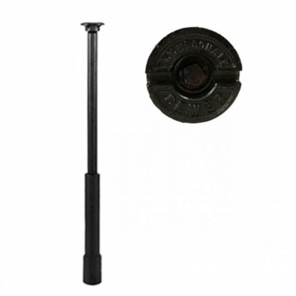 5614PS 8 MINN CURB BOX PENTAGON SWR LID L/ROD 1.25 UPPER 1.5 TAP