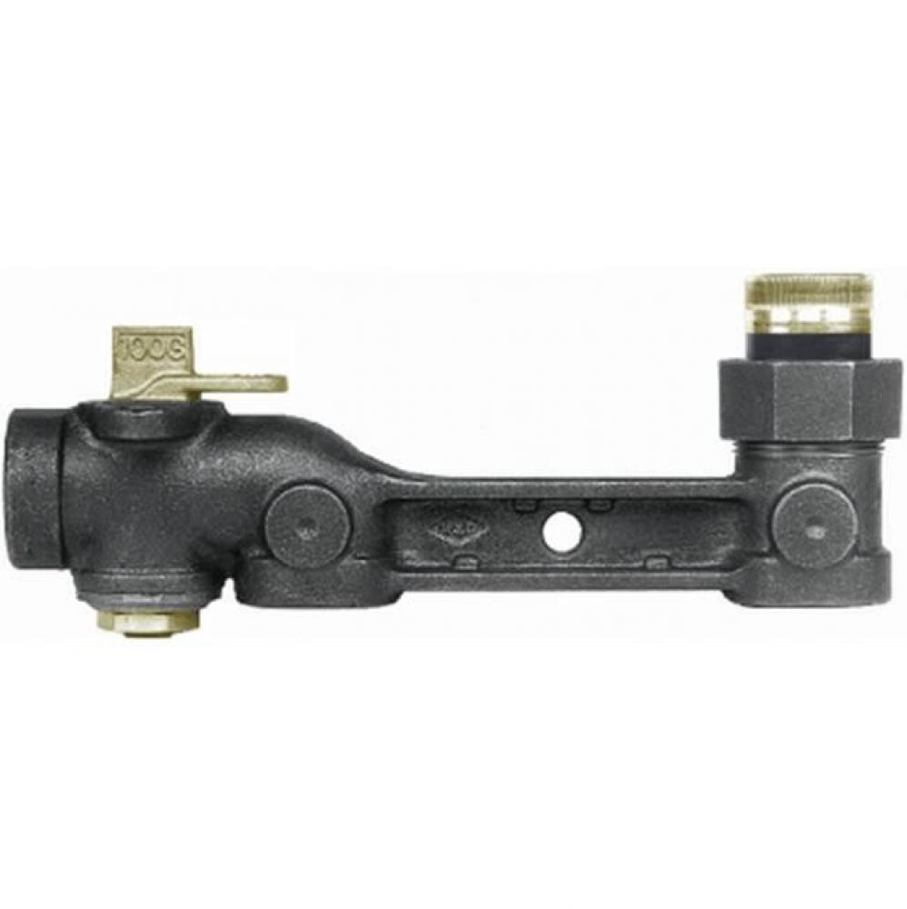 6814-FCF 1X1X1 BLK HxV INS PV METERBAR 6 C-C 2 lb