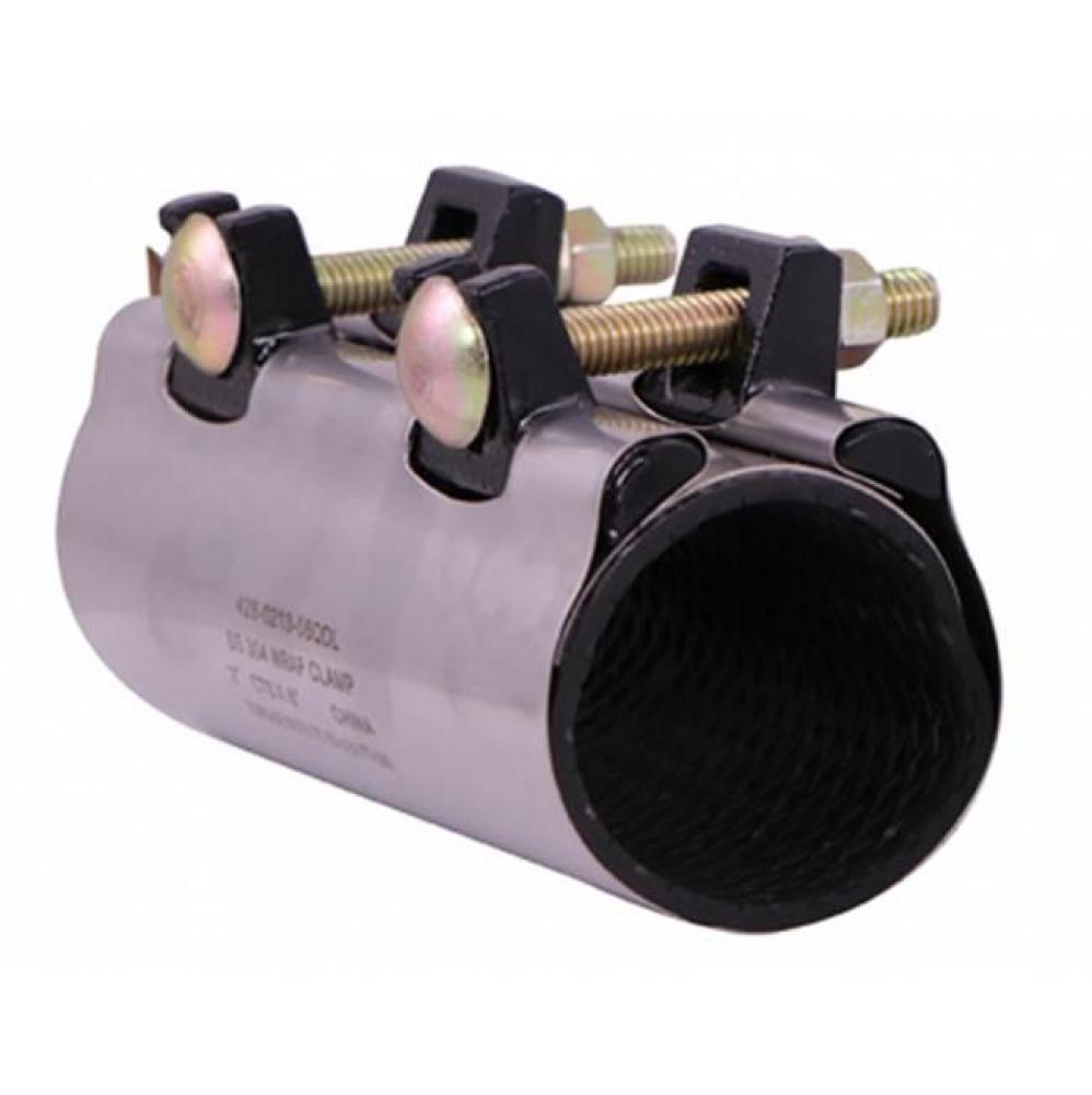 428-0138-06QDL SS WRAP CLAMP WITH EPOXY COAT DI LUG 1 1/4 CTSx6